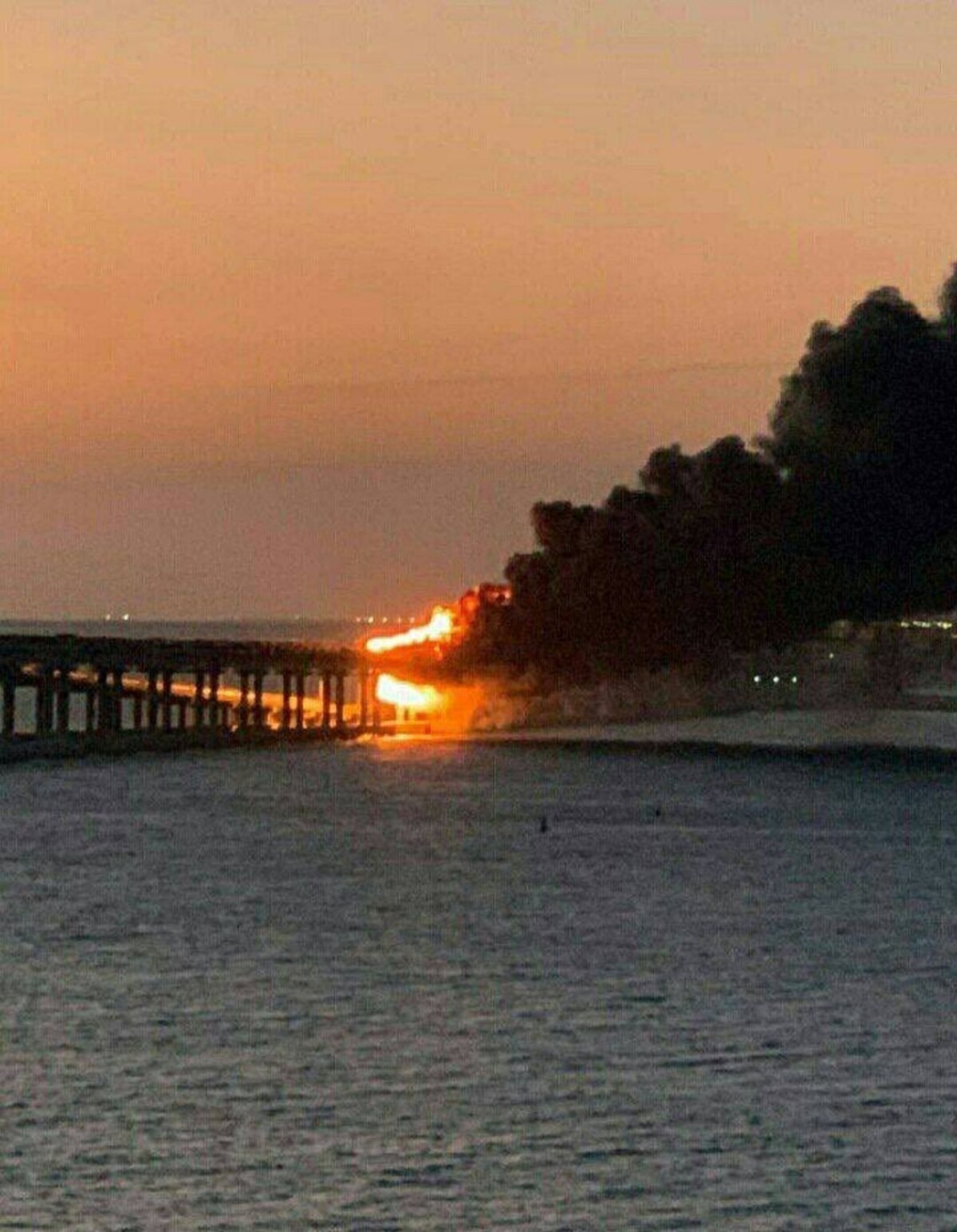 Požiar na Kerčskom moste