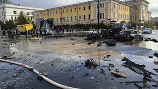 Kyjev po výbuchoch
