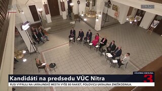 Predvolebné diskusie ta3: Boj o kreslo predsedu VÚC mesta Nitra