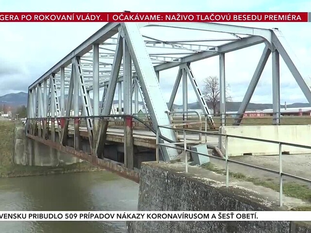 So stavbou mosta v Ilave by mal zhotoviteľ začať v novembri. Ministerstvo financií však dotáciu na nový most vzalo späť