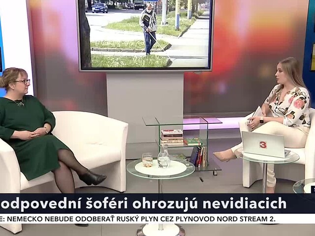 Nezodpovední vodiči ohrozujú aj nevidiacich a slabozrakých. Upozorňuje na to akcia Deň bielej palice