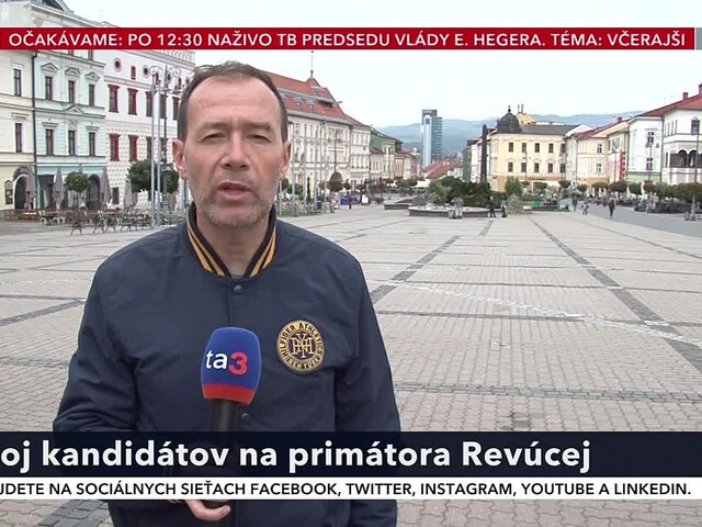 ta3 odvysiela predvolebnú diskusiu s kandidátmi na primátora mesta Revúca