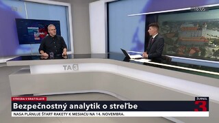 Bezpečnostný analytik o streľbe: Išlo o ideologický motív, ktorý musel plánovať mesiace