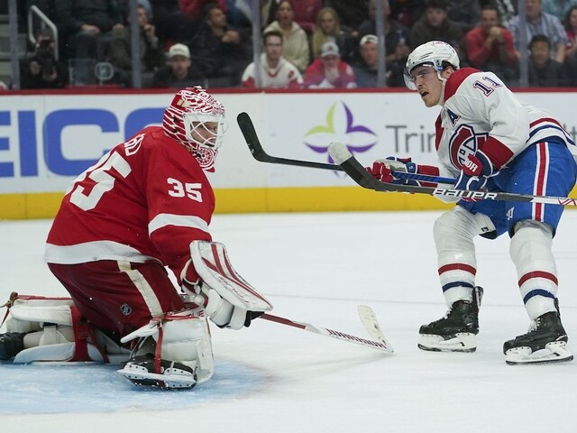 NHL: Černák ani Slafkovský nebodovali, Montreal prehral v Detroite