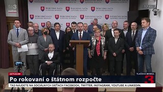 TB hnutia OĽANO po rokovaní o navýšení štátneho rozpočtu