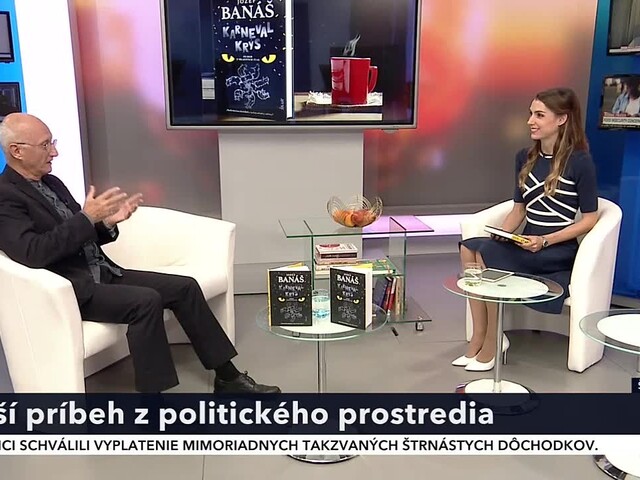 Úlohou politika na Slovensku nie je riešiť problémy občana, ale zabávať ho, vyhlásil spisovateľ Banáš