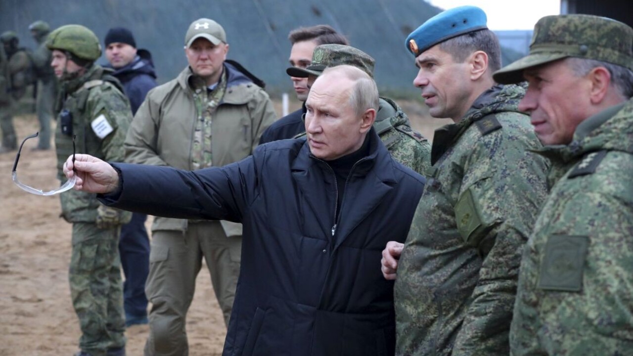 Putin navštívil stredisko, kde cvičia zmobilizovaných ruských vojakov