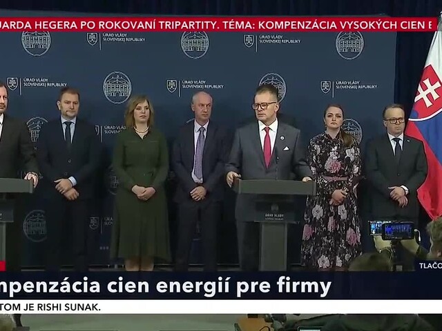 TB predsedu vlády E. Hegera po rokovaní hospodárskych a sociálnych partnerov