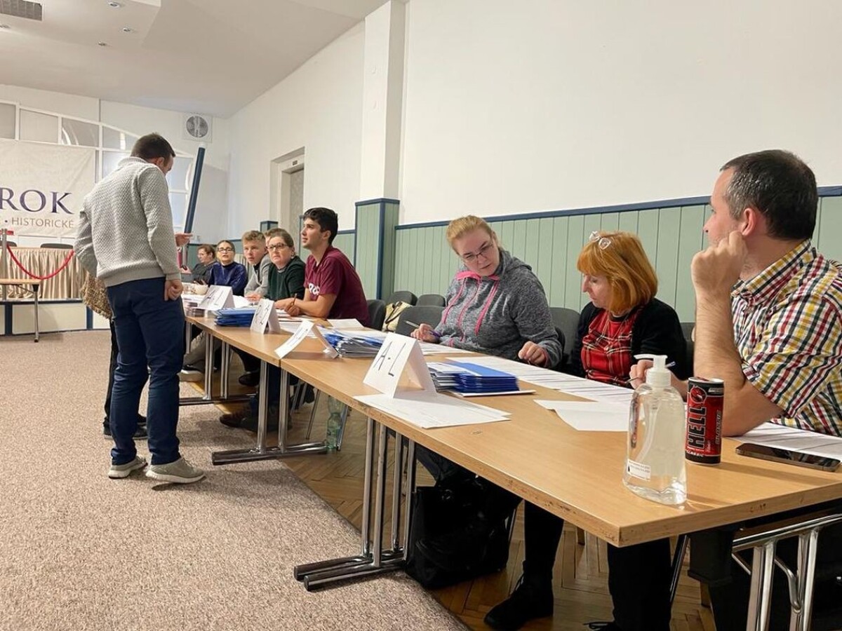 Volebná miestnosť v Kežmarku