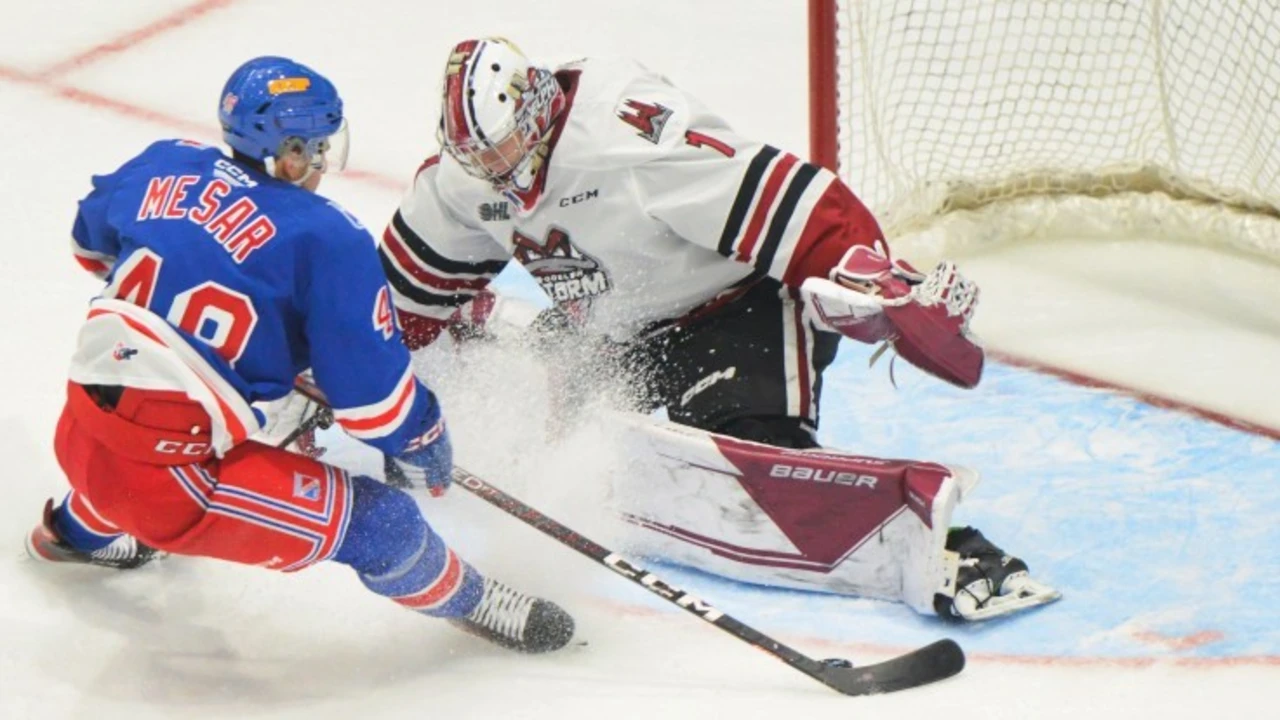 Mešár bodoval aj vo štvrtom zápase v OHL. Jeho gól však na víťazstvo nestačil