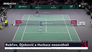 Rubľov, Djokovič a Hurkacz nezaváhali. Takýto bol ich výkon v posledných zápasoch