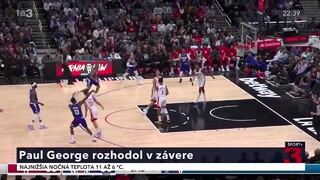 George potiahol LA Clippers k výhre nad Houstonom. O výsledku sa však rozhodlo až v závere