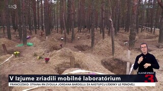 V Izjume na Ukrajine zriadili mobilné laboratórium. Má pomôcť identifikovať obete