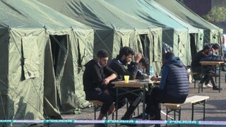 V stredu bolo v stanovom mestečku v Kútoch viac ako 150 migrantov