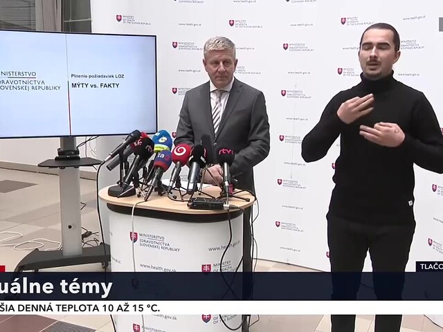 TB ministra zdravotníctva V. Lengvarského k aktuálnym témam