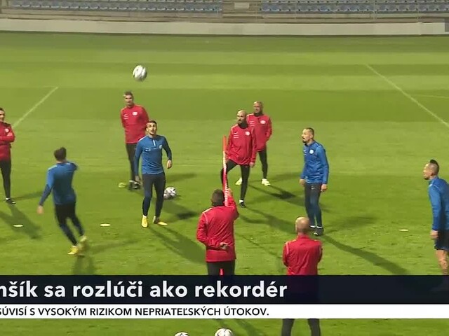 Národná futbalová reprezentácia sa stretla na zraze, Hamšík sa rozlúči ako rekordér