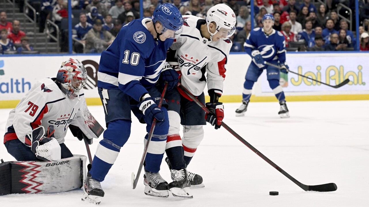 NHL: Tampa Bay bez Černáka zdolala Washington. Fehérváry v drese Capitals nebodoval
