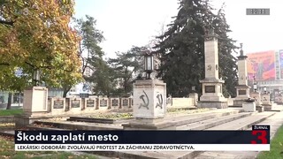 Pamätník v centre Košíc opäť poškodili. Oprava stála tisícky eur, pamiatkari však lacnejšie riešenie povoliť nechcú
