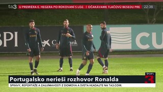 Medializovaný rozhovor Ronalda o jeho pôsobení v Manchestri nepoznačil reprezentáciu, povedal tréner Portugalska