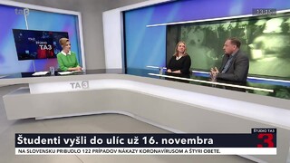 Študenti v Bratislave vyšli do ulíc už 16. novembra. Ich protest nebol až taký masový