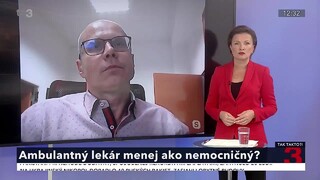 Ambulantný lekár menej ako nemocničný?