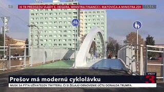 V Prešove otvorili modernú cyklolávku. Vydržať by mala aj storočnú vodu