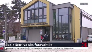 Škola šetrí vďaka fotovoltike. Je jednou z prvých na západnom Slovensku