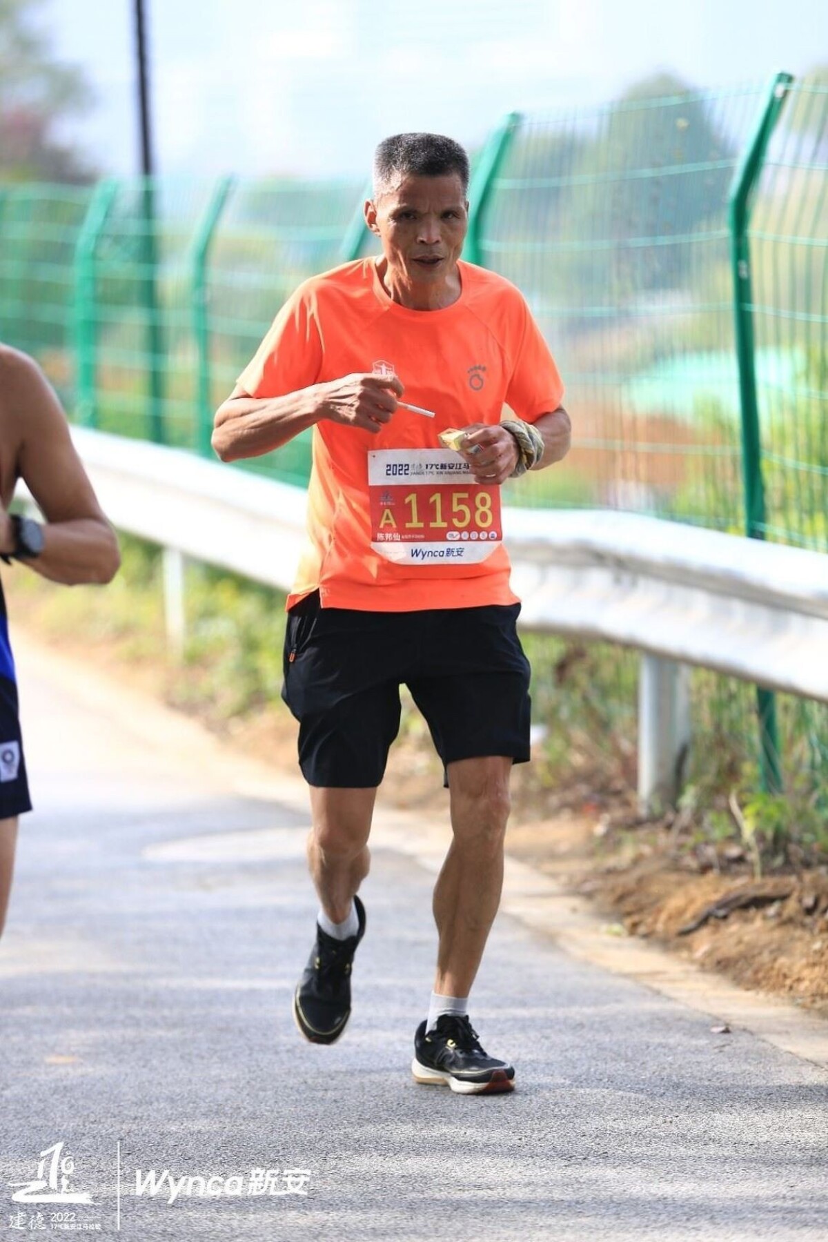 Strýko Chen počas maratónu
