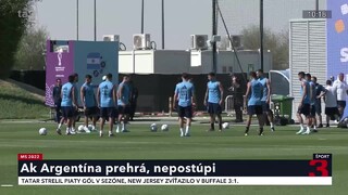 Argentínski futbalisti majú nôž na krku. Ak nevyhrajú s Mexikom, stratia šancu na postup