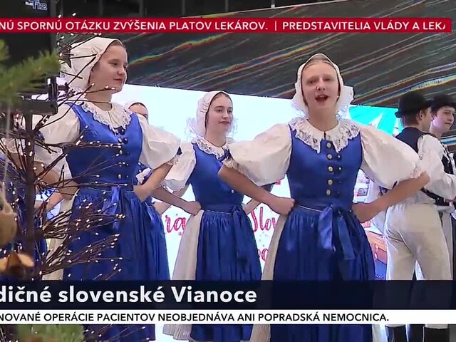Do Bratislavy zavítali Tradičné slovenské Vianoce. Priniesli pravú atmosféru aj folklór