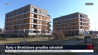 Rast cien sa zastavil. V Bratislave sa predalo najmenej bytov od finančnej krízy