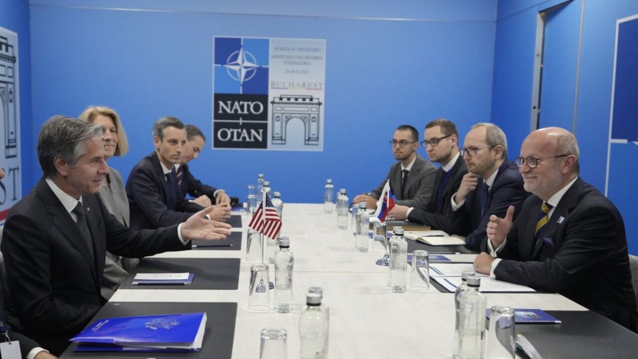 Káčer sa stretol so šéfom americkej diplomacie, navzájom sa utvrdili v strategickom partnerstve