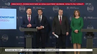 TB predstaviteľov vlády o cenách energií