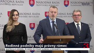 TB ministra práce, soc. vecí a rodiny M. Krajniaka o sociálnej ekonomike a sociálnych podnikoch