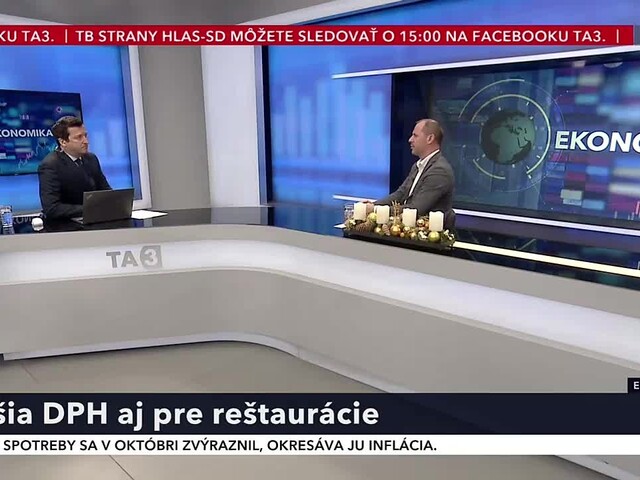 Najoptimálnejšie riešenie by bolo zaviesť nižšiu DPH na jeden rok, nie na tri mesiace, tvrdí prezident Zväzu cestovného ruchu