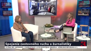 Slovenské deti z Ukrajiny si overili svoje jazykové schopnosti. Jednou z aktivít bola aj návšteva televízie ta3
