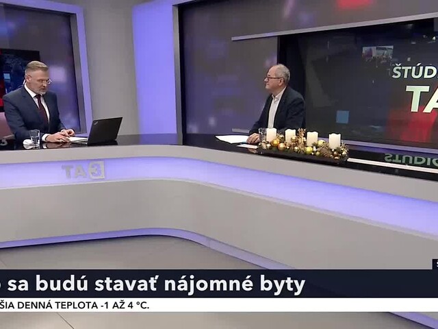 Vláda schválila peniaze o výstavbe nájomných bytov. Ako sa budú po schválení stavať povedal ekonóm Viliam Páleník