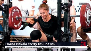 Slovensko má majsterku Európy v silovom trojboji. Ivana Horná zvíťazila na šampionáte v Poľsku