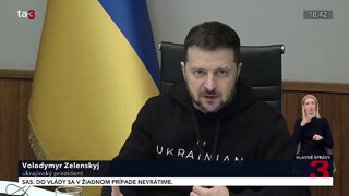 Zelenskyj v emotívnom rozhovore ocenil neochvejnú pomoc a podporu Slovenska
