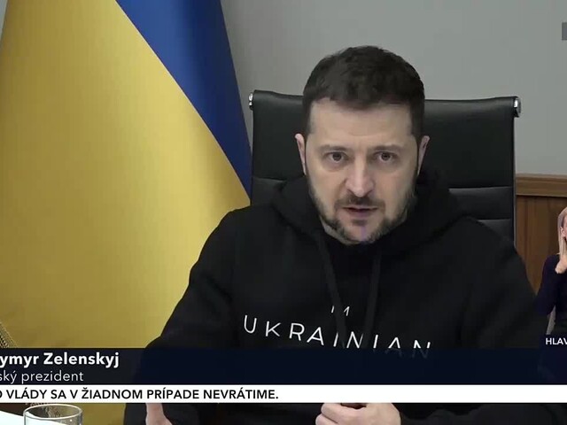 Zelenskyj v emotívnom rozhovore ocenil neochvejnú pomoc a podporu Slovenska