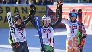 Obrovský slalom v Sestriere: Vlhová skončila tretia, po prvom kole však viedla