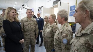 Čaputová navštívila na Cypre slovenských vojakov. Stretla sa aj s prezidentom Nicosom Anastasiadesom