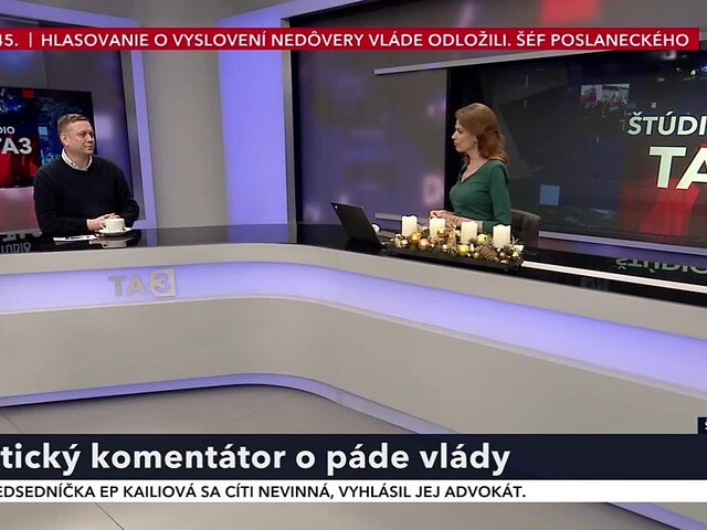 Hegerov kabinet krízu ustojí, myslí si politický komentátor Repa. Situácia podľa neho začína byť už trápnym divadlom