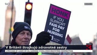 Začal sa najväčší štrajk zdravotných sestier v Británii. Od vlády žiadajú zvýšenie platov