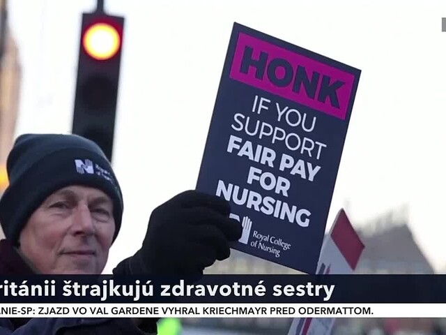Začal sa najväčší štrajk zdravotných sestier v Británii. Od vlády žiadajú zvýšenie platov