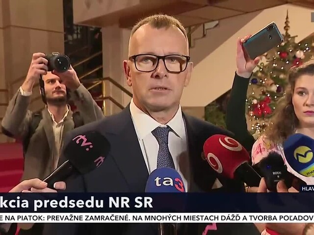Reakcia predsedu parlamentu B. Kollára po vyslovení nedôvery vláde premiéra E. Hegera