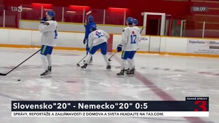 Hokejová reprezentácia do 20 rokov prehrala v prípravnom zápase pred majstrovstvami sveta juniorov