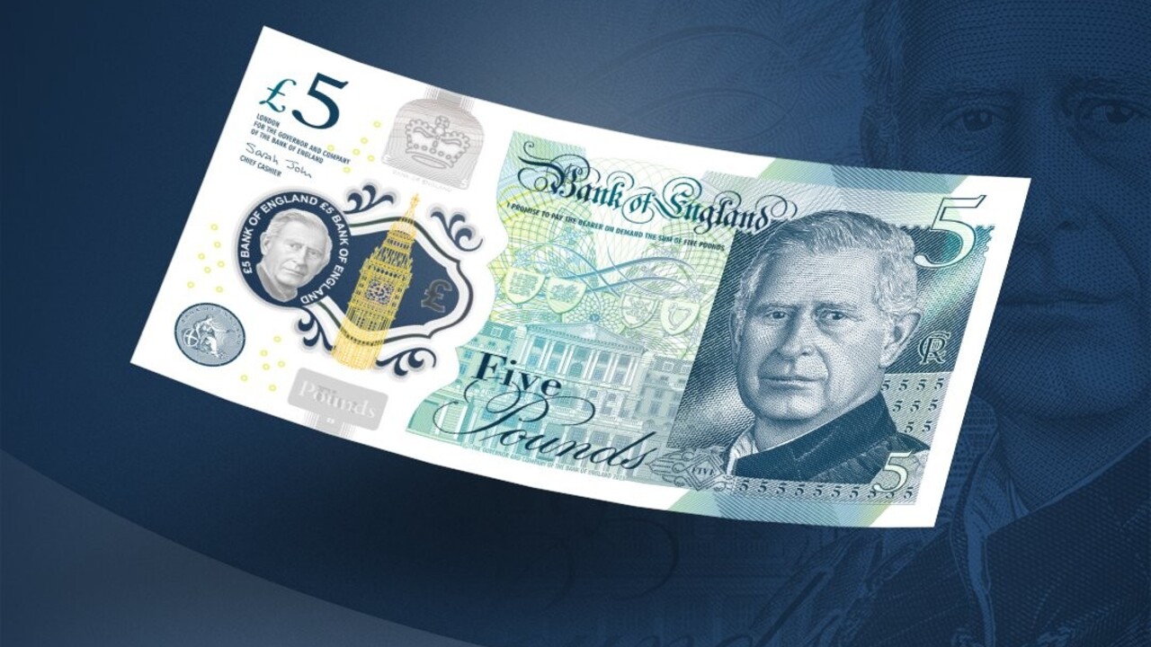 Britská centrálna banka predstavila nové bankovky s podobizňou Karola III.