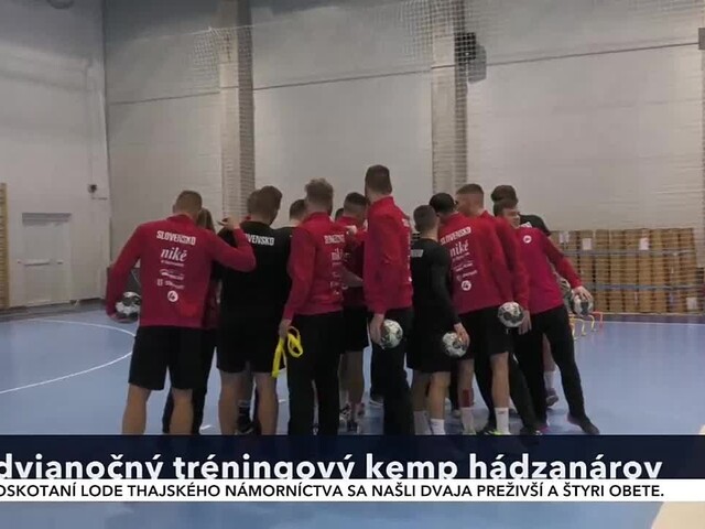 Slovenskí hádzanári na tréningovom kempe v Lipóte. Predstavia sa aj na medzinárodnom turnaji