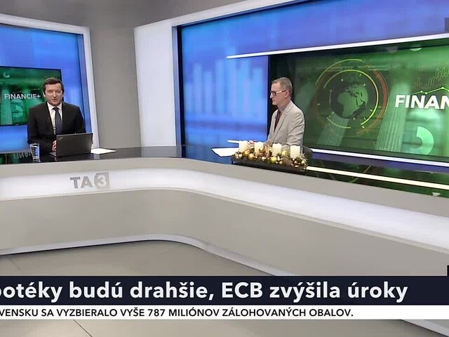 Hypotéky budú drahšie, ECB zvýšila úroky